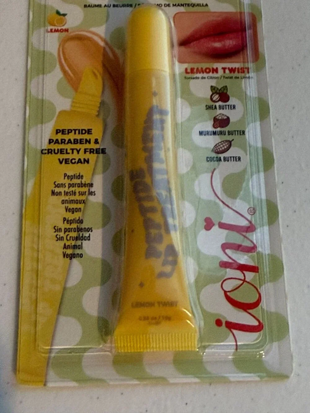 Ioni Butter Bae Lemon Twist Peptide Lip Treatment New